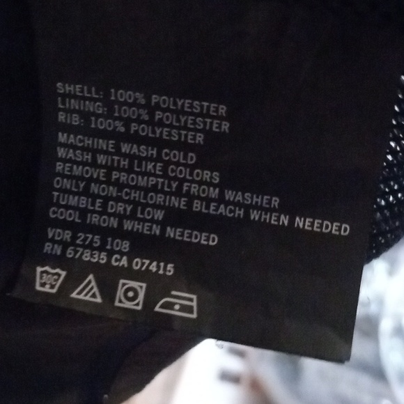 Nautica Windbreaker Mens Large Black - Picture 6 of 6